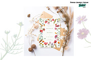 Wild Flowers Wedding Invitation, a Card Template by SandraGraphicDesign (Thumbnail 1 of 8)