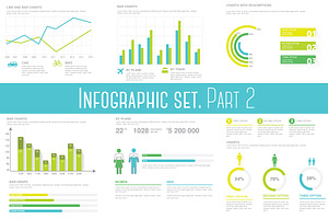 Infographic set. Part 2