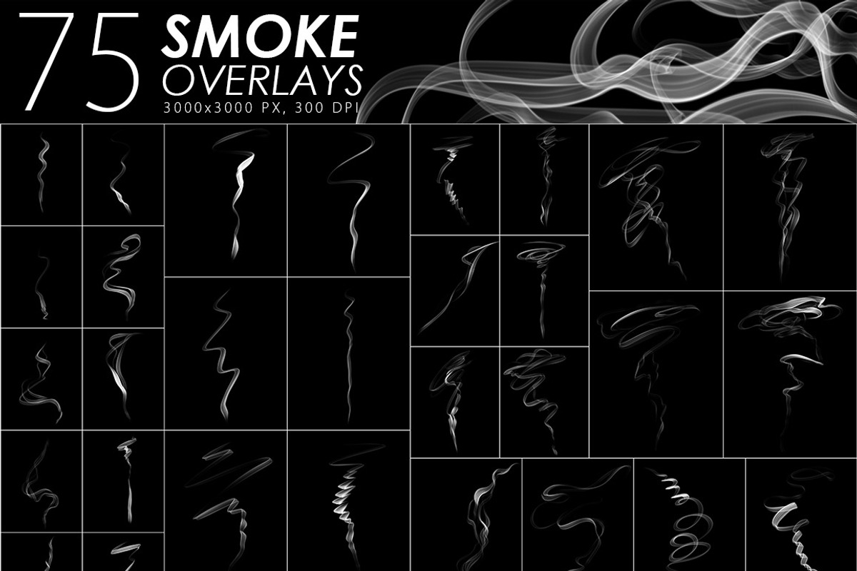575 Fire, Smoke, Fog Overlays, a Texture Graphic by ArtistMef (Photo 6 of 11)