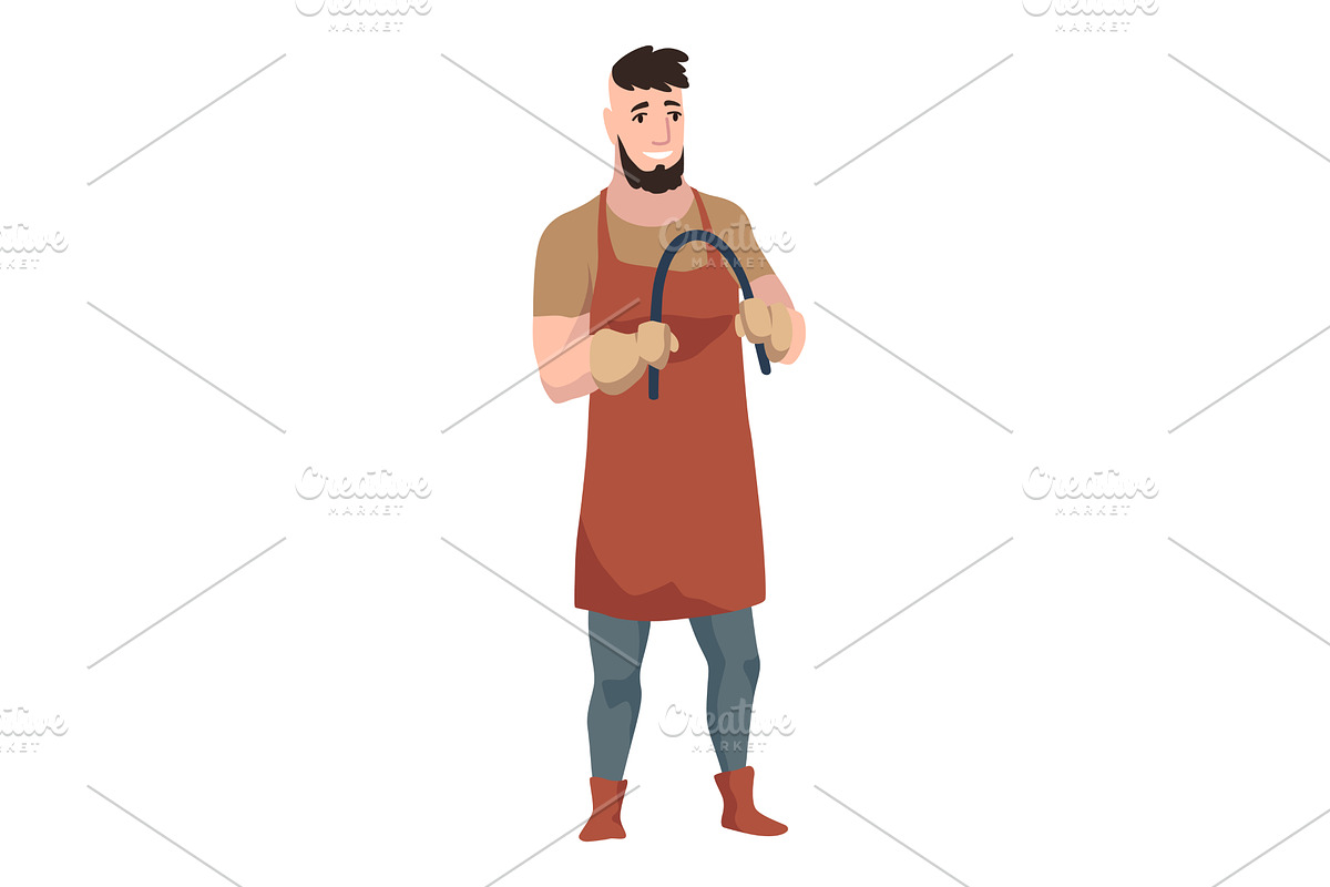 Blacksmith worker, an Object Illustration by Things for designers