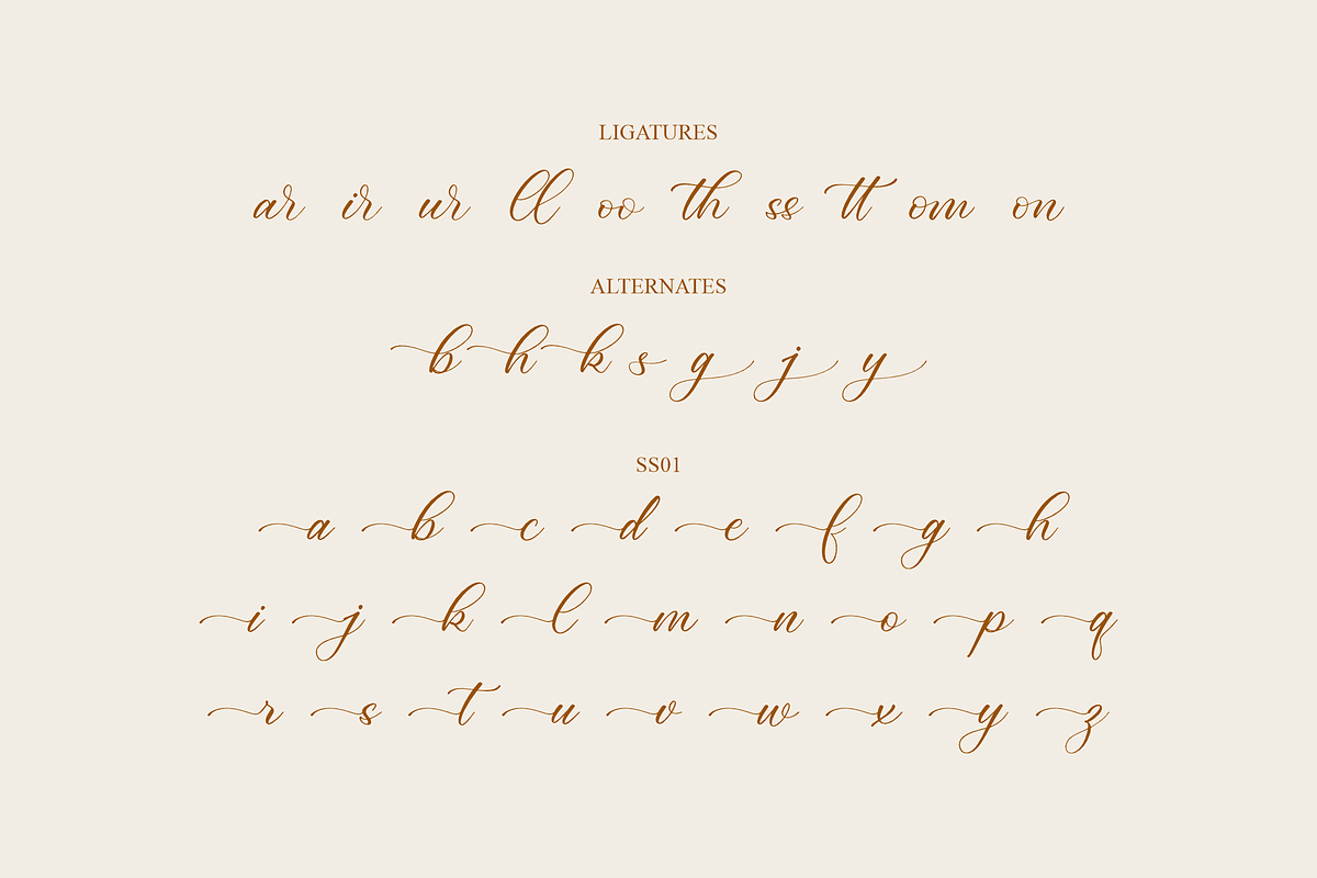 Cathylise Janetson Script Font, a Script Font by Storytype Studio (Photo 14 of 16)