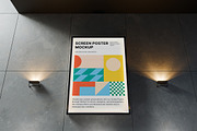 Screen Poster Mockup, an Advertising Mockup by Momogi (Thumbnail 5 of 5)