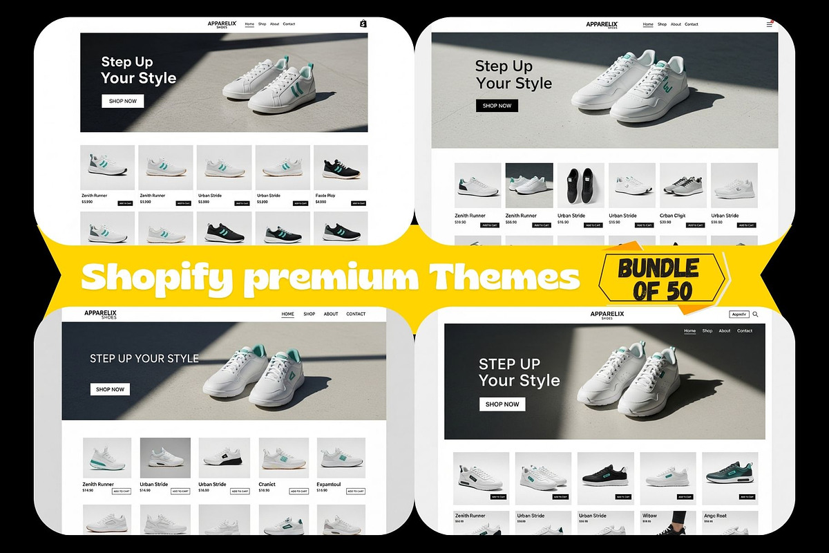 50 Modern E‑Commerce SHOPIFY THEMES, a Shopify Template by Aban's World (Photo 15 of 60)