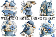 Whimsical Pastel Spring Clipart, an Illustration by OK Design (Thumbnail 2 of 6)