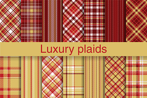 #123 Luxury Gold Pattern Pack, a Pattern Graphic by Plaid4You