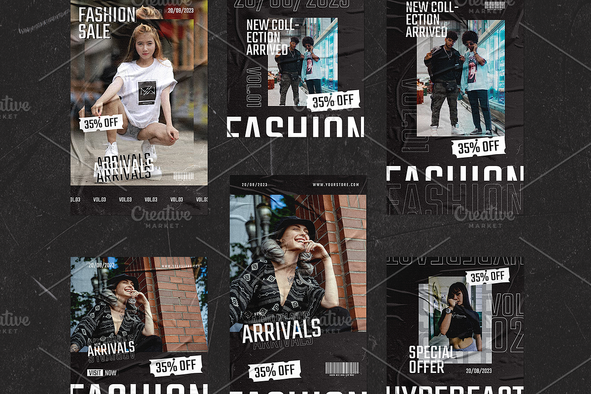 Hype Instagram Template - Dropxz, a Social Media Template by Gibcreat (Photo 3 of 4)