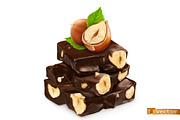 Chocolate bar, packaging, vector set, an Icon by Allevinatis Studio (Thumbnail 2 of 4)