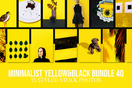 Minimalist yellow&black bundle 40, a Beauty & Fashion Photo by Jenya Porechenskaya