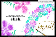 Watercolor Glitter Styles Photoshop, a Layer Style Add-On by Creators Couture (Thumbnail 2 of 5)