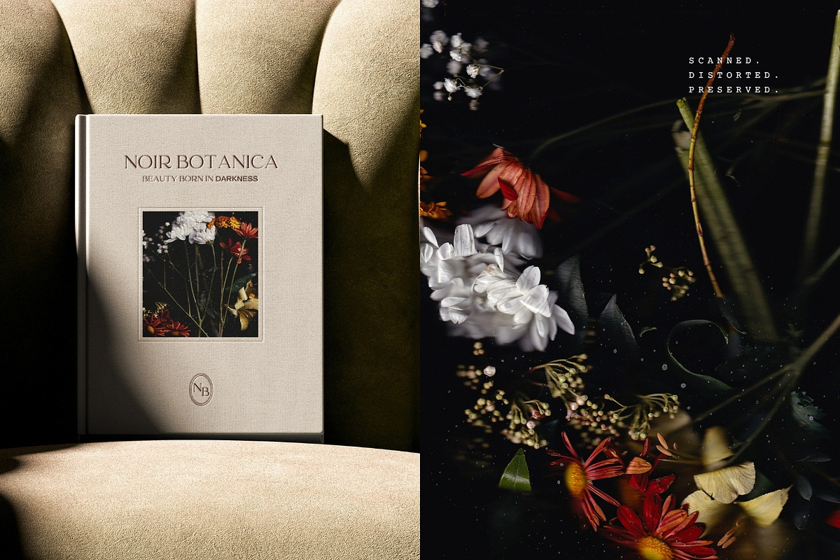 Noir Botanica Scanographs, a Texture Graphic by House of Delfina (Photo 4 of 11)