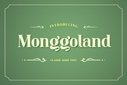 Monggoland Elegant Serif Font, a Font by UICreative (Thumbnail 1 of 5)