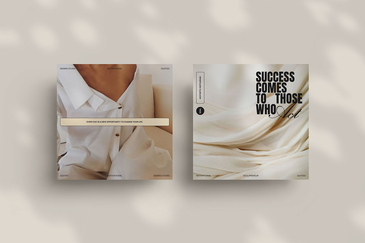 Aesthetic Social Media Template, a Social Media Template by Moscovita Studio (Photo 7 of 29)