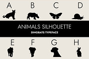 Animals Silhouette Dingbats Font, a Symbol Font by Minimalartstudio (Thumbnail 1 of 8)