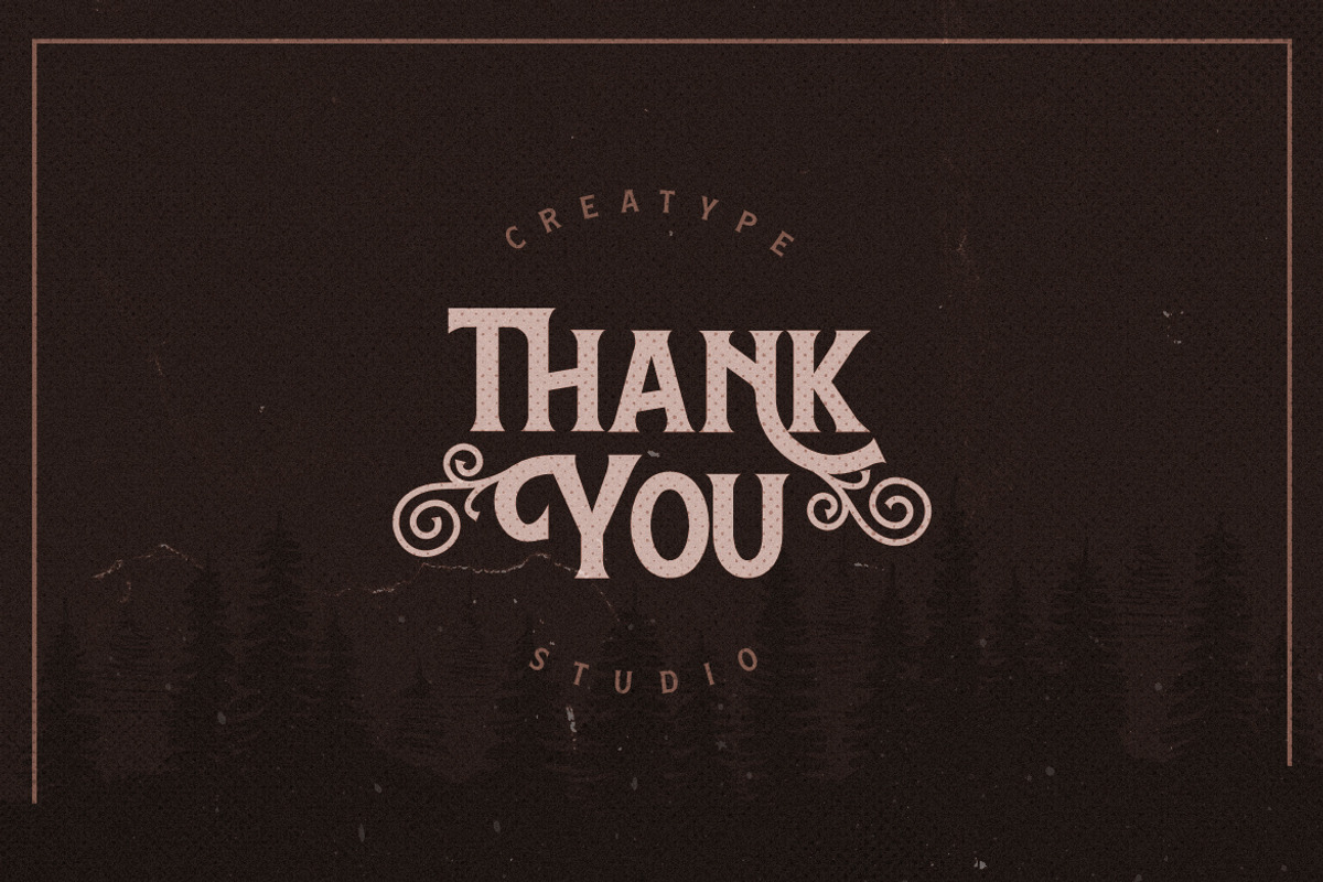 Hamston Display Vintage, a Sans Serif Font by Creatype Studio (Photo 10 of 10)