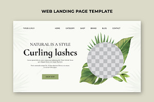 Cosmetic Products Landing Page, a Landing Page Template by sumonuix