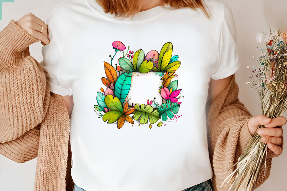 Whimsical Summer Tropical Leaf Clipa, an Illustration by SVGArt (Photo 6 of 9)