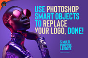 Step And Repeat Backdrop Template, a Templates & Theme by SeraphimChris (Thumbnail 4 of 4)