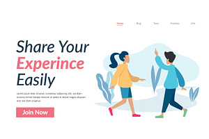 Experience Flat Illustration