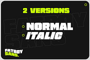 Fatboy Sans - Bold Display Font, a Sans Serif Font by Layerform Design Co. (Thumbnail 5 of 6)