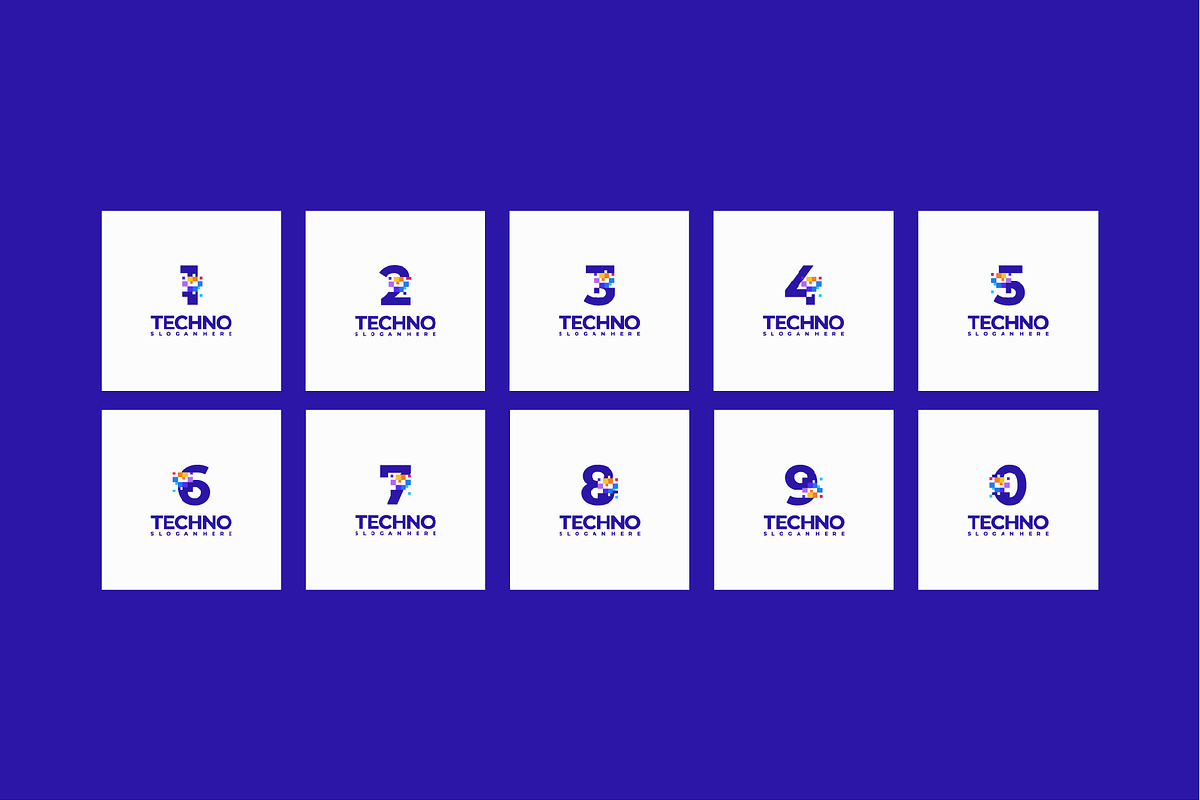 Set of Logo Alphabet Numberic, a Branding & Logo Template by Lucky Creative (Photo 5 of 5)