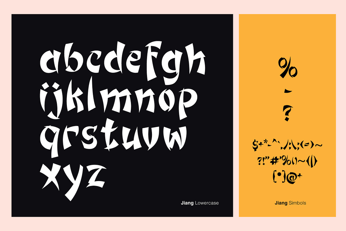 Jiang - Asian Inspired Display, a Script Font by HipFonts (Photo 7 of 7)