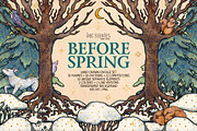 Before Spring | Late Winter Set, a Seasonal Illustration by Ink Stories (Thumbnail 1 of 22)