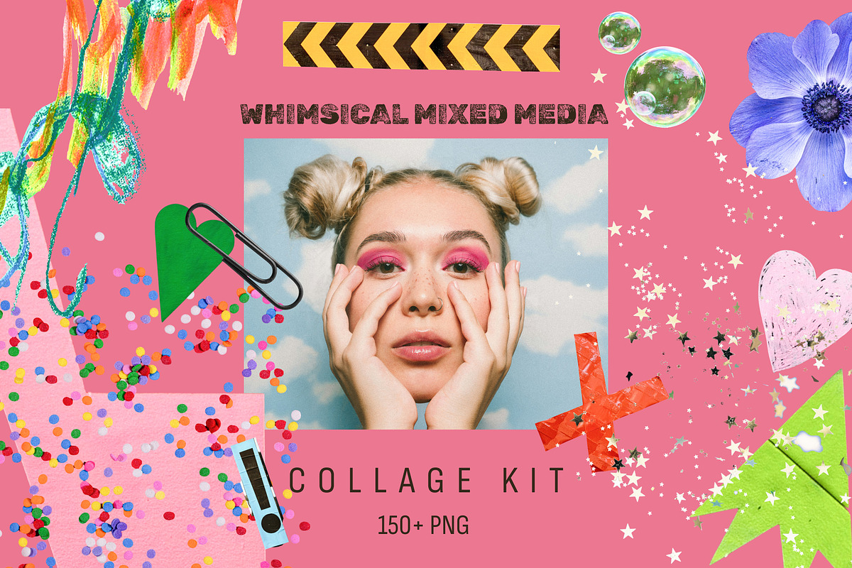 Whimsy Bloom: Mixed Media Scrapbook, an Object Graphic by Anzhelika (Photo 1 of 11)