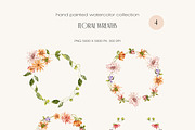 Dahlia Watercolor Collection, a Decorative Illustration by ArtMaslyana (Thumbnail 9 of 15)