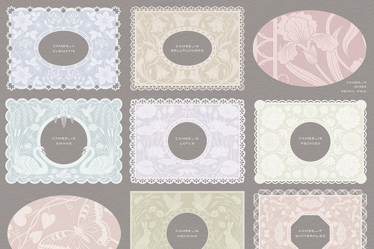 Camee - Ornamental Papercut Frames, an Object Graphic by alonahaidash (Photo 16 of 18)