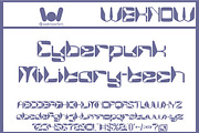MirrorTech font, a Font by weknow (Thumbnail 4 of 8)