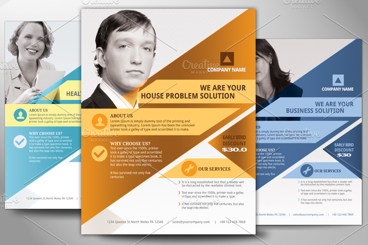 Multipurpose Business Flyer Poster, a Flyer Template by Aabhaas (Photo 1 of 3)