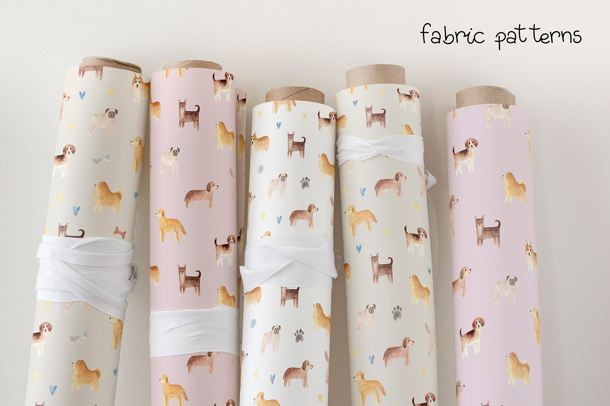 Cats and Dogs Patterns, a Pattern Graphic by Slastick (Photo 5 of 7)
