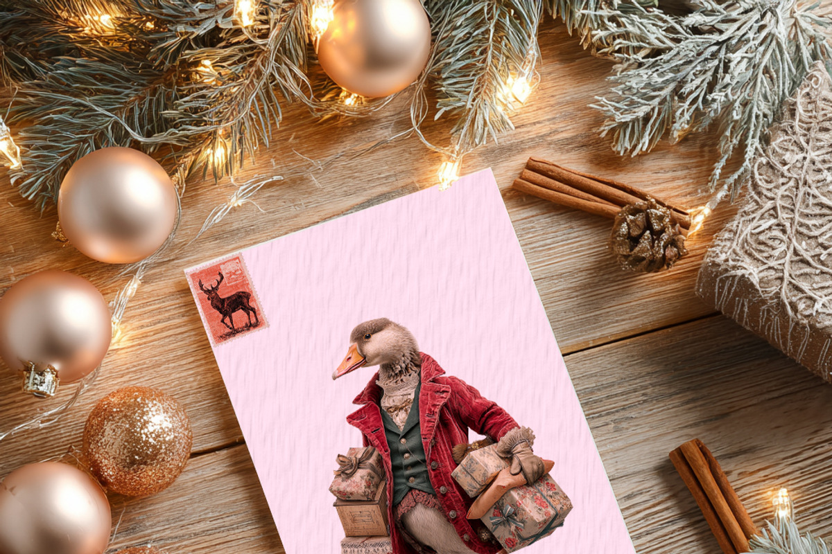 Vintage Animals — Winter Collection, an Animal Illustration by Vika_Softlife (Photo 8 of 8)