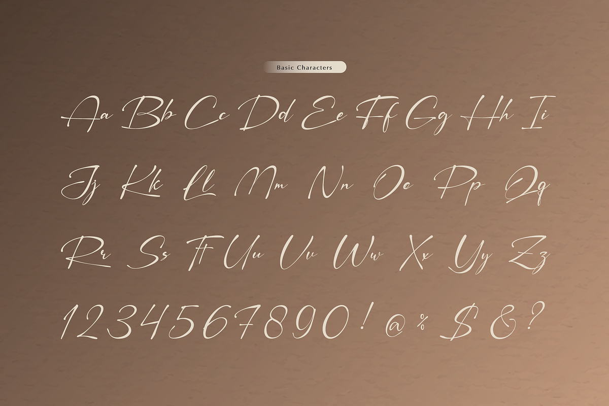 Pustaka Kinandy | Handwritten Script, a Script Font by gracetype_studio (Photo 10 of 12)