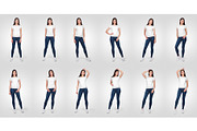 Female T-Shirt Mockups Vol 5 Part 1, a Shirt Mockup by Hi, Mock-Up! (Thumbnail 10 of 10)