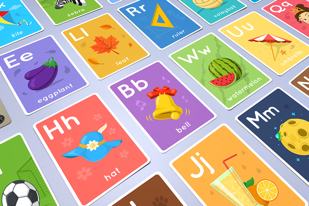 Alphabet cards, a Graphic by Chuhastock (Photo 1 of 7)