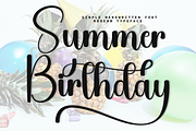 Summer Birthday, a Handwritten Font by FreshTypeINK (Thumbnail 1 of 8)