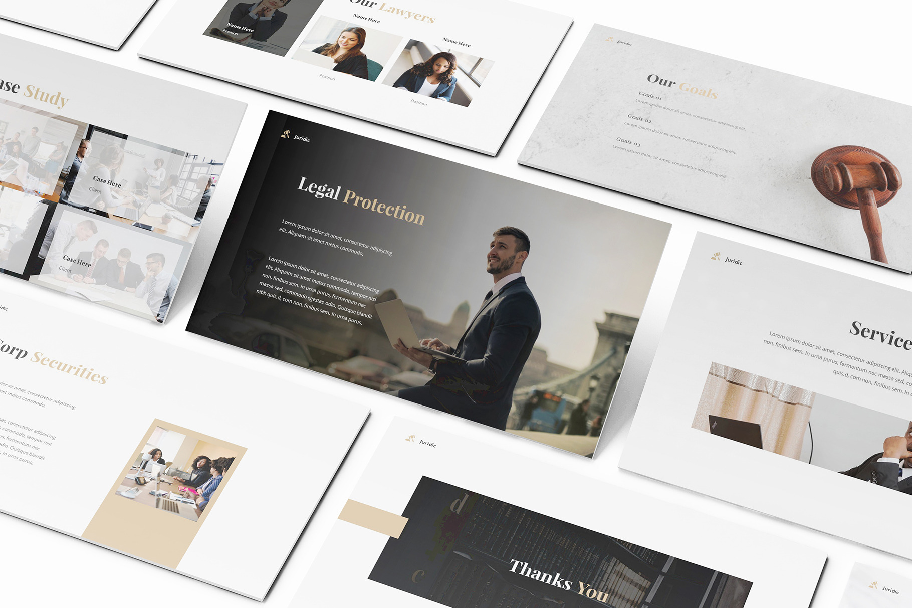 Law Firm Google Slides Template, a Presentation Template by Formatika ...