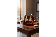 Luxury Laser Cut Earrings, an Object Graphic by Creativeshirt (Thumbnail 3 of 5)