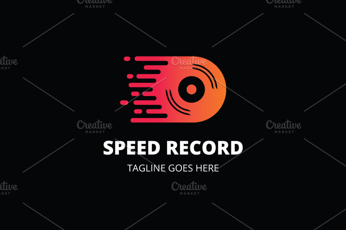 Speed Record Logo, a Branding & Logo Template by Brahmma (Photo 2 of 3)