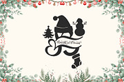 Romantic Christmas Monogram, a Font by Yoga Letter (Thumbnail 2 of 6)