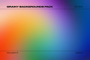 Grainy Backgrounds & Retro Gradients