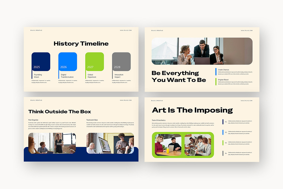 Biluq : Creative Biz Google Slides, a Presentation Template by Punkl Camp (Photo 3 of 16)