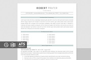 ATS Friendly Resume Template, a Resume Template by Anjum Ilyas (Thumbnail 1 of 8)