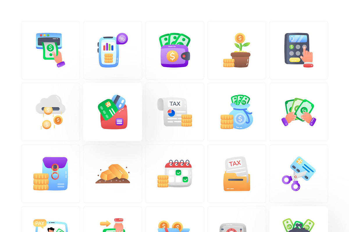 Money and Finance Icon Set, a Duotone Icon by Prosymbols (Photo 8 of 10)
