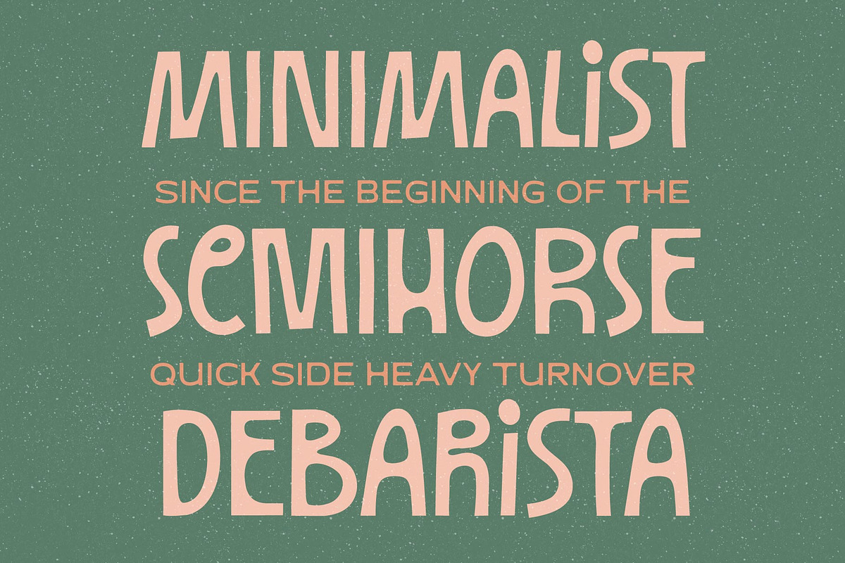 Costage; Eccentric Font Duo, a Font by Eko Bimantara (Photo 9 of 14)