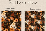 Autumnal Elegance pattern collection, a Pattern Graphic by Nora Gad (Thumbnail 4 of 19)