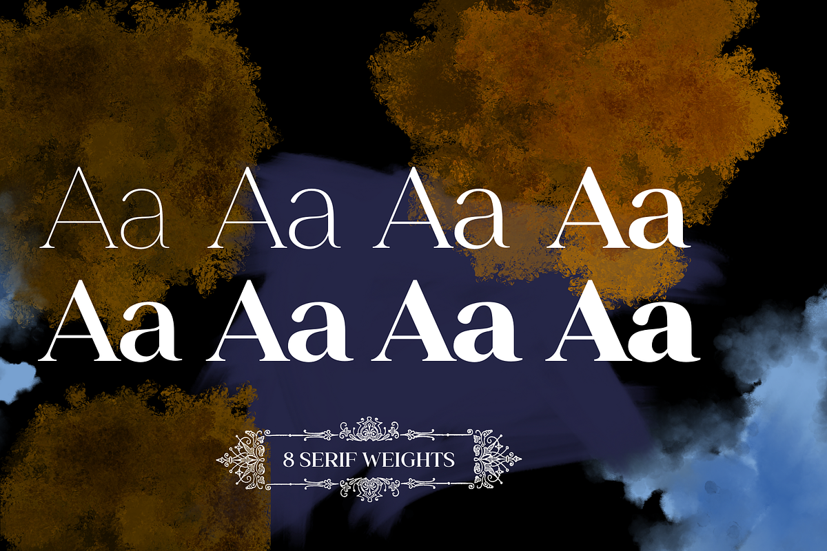 Babalove Serif Type Family 8 Fonts, a Serif Font by HyperFluro (Photo 3 of 6)