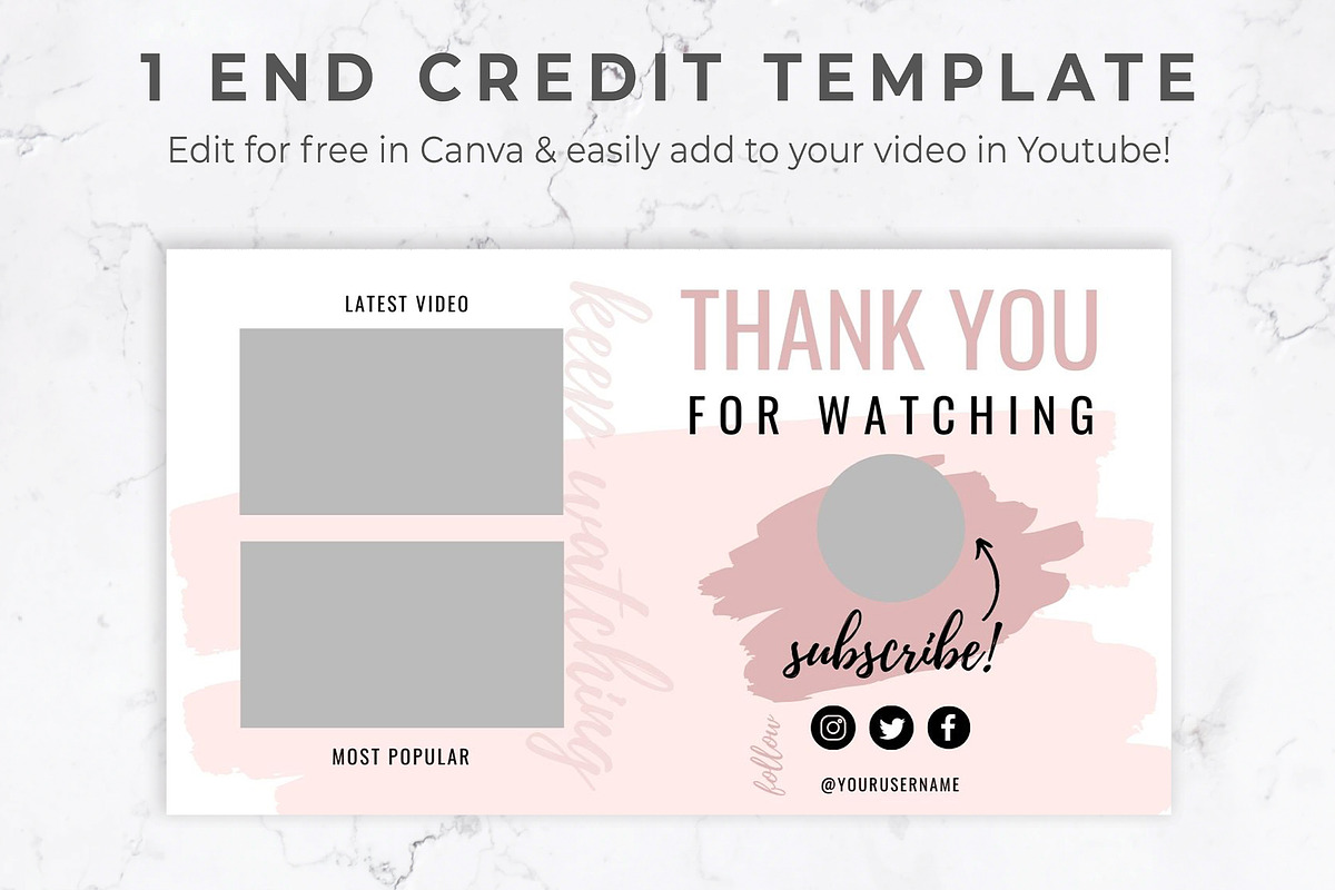 Youtube Channel Kit for Canva, a Social Media Template by Thirty One Palms Studio (Photo 5 of 7)