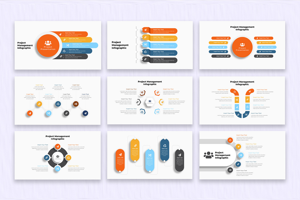 Project Management Infographic Slide, a Presentation Template by SlideStack (Photo 4 of 5)